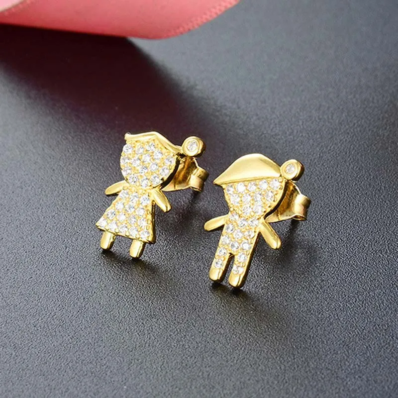 

Red Trees Brand Zircon Fine Jewelry Fashion Romantic Lovers 925 Sterling Silver Earrings Wife Girlfriend Anniversary Gift