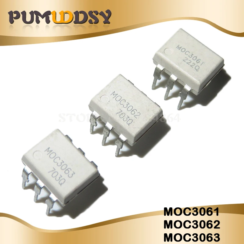 10 шт. MOC3020 MOC3021 MOC3022 MOC3023 MOC3041 MOC3043 MOC3052 MOC3061 MOC3062 MOC3063 DIP6 DIP и IC