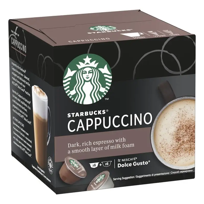 Кофе Nescafe Dolce Gusto STARBUCKS Cappuccino в капсулах 12 шт. |