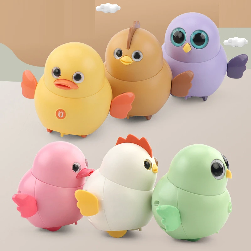 

Baby Cute Squad Duck Swing Animal Toys Electric Swing Magnetic Chick Duckling Owl Walking for Children Funny Educational Toys