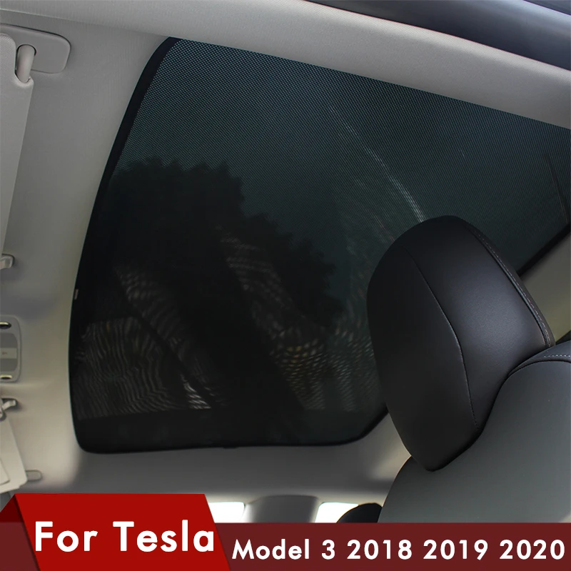 

Model3 Sunshade Car Sun Visor Rear Front Sun Shade For Tesla Model 3 Roof Skylight Shades Protector Accessories Three