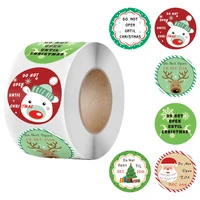 500pcs christmas gift stickers for kids cute santa xmas tree sealing labels scrapbook stationery sticker for envelope gift box
