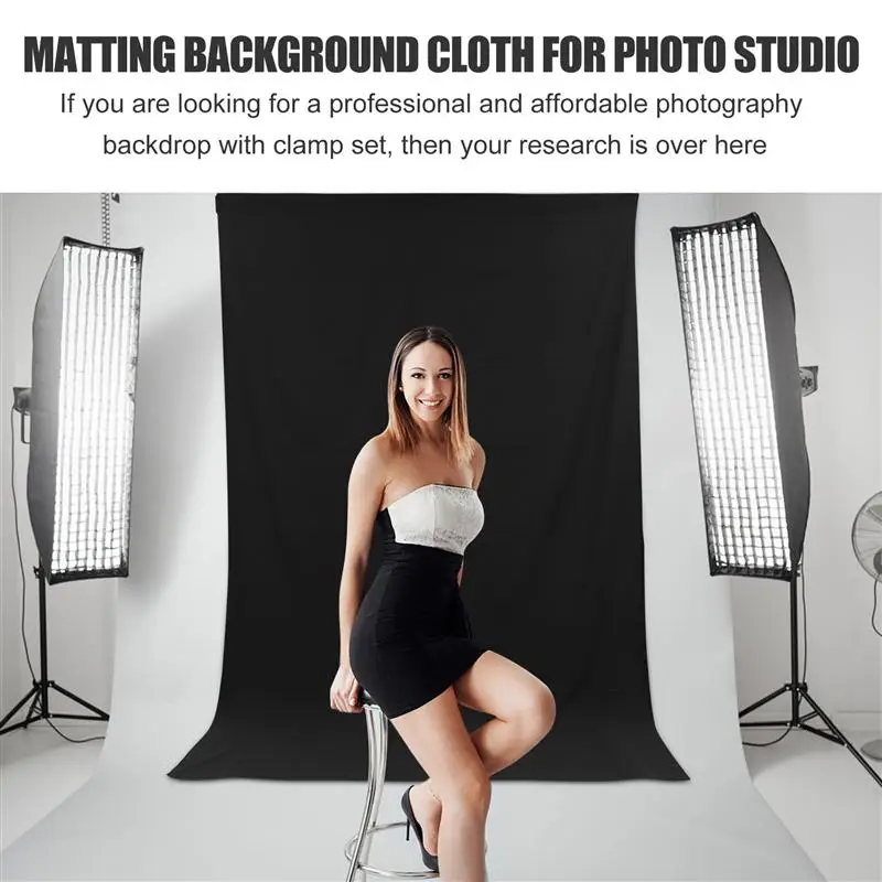 Studio Backdrop with 4PCS Backdrop Clips Washable Photography Backdrop