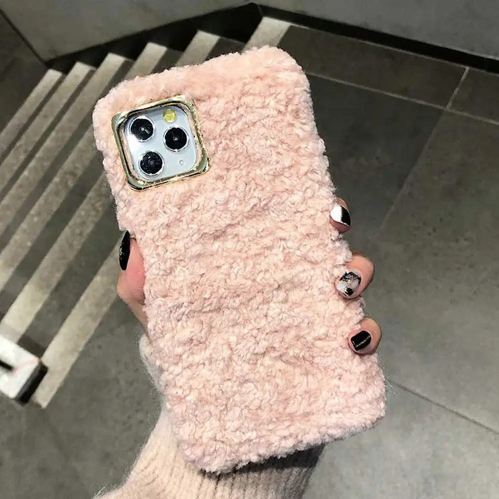 LLZ.COQUE зимний пушистый чехол для телефона с собакой IPhone X XS XR 11 Pro Max 7 8 6 6s Plus Squishy
