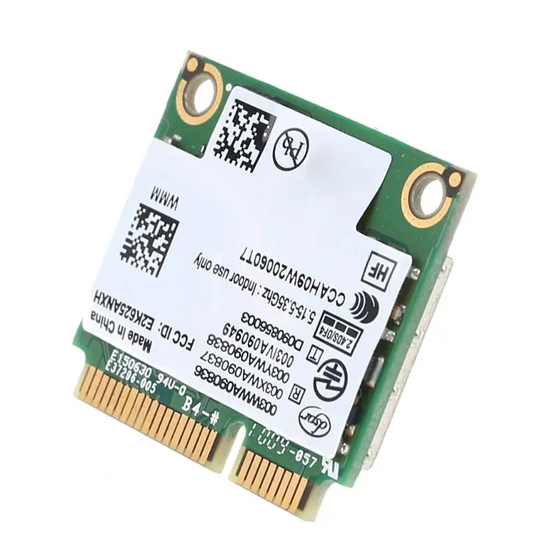 

Mini PCI-E 2,4G/5G, Wi-Fi Intel 6250 WiMax, DELL, Asus, Toshiba