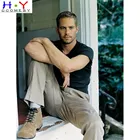 Алмазная живопись сделай сам, вышивка крестиком 5d, алмазная вышивка, картина из фильма Форсаж Пол Уокер, настенная мозаика из страз