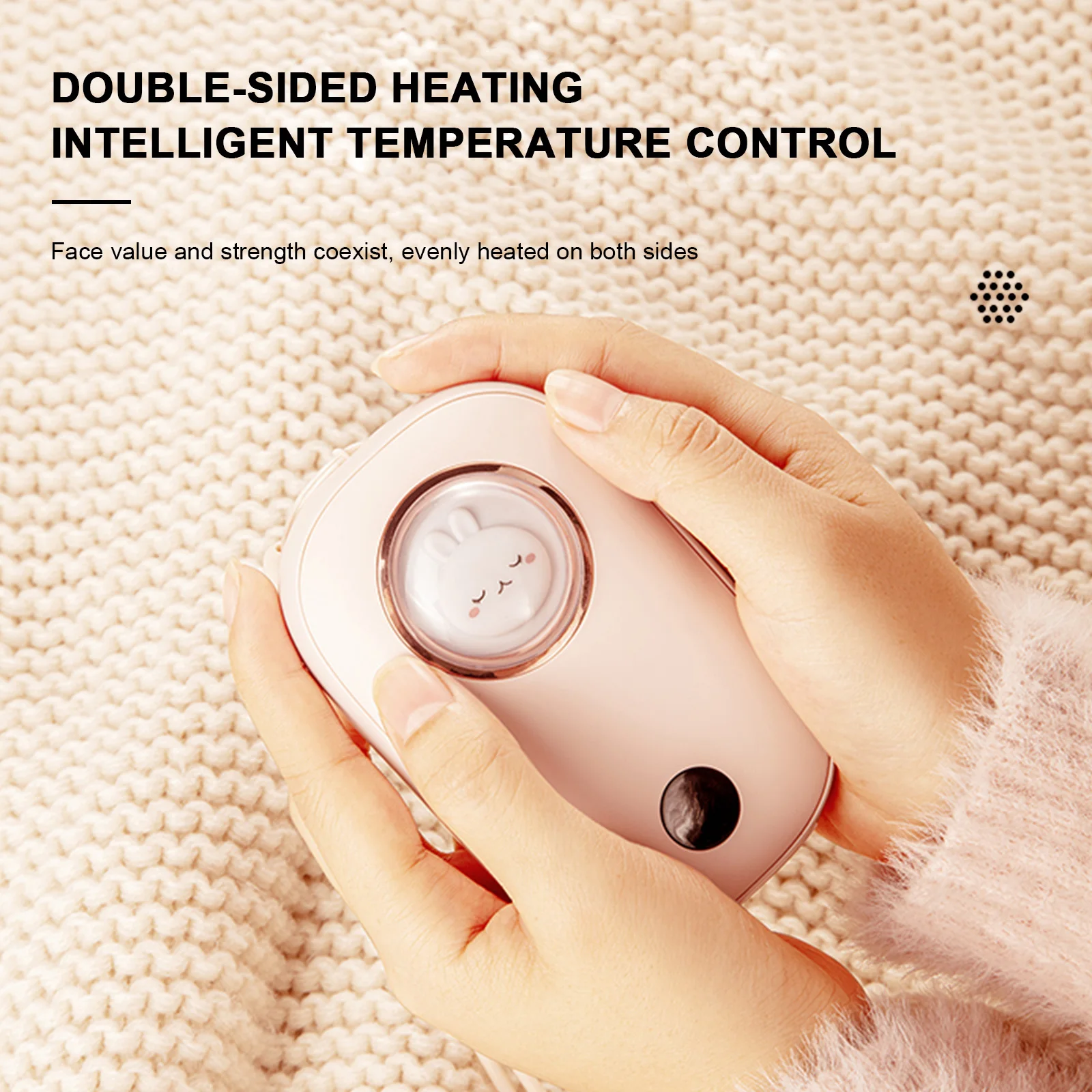 Симпатичный обогреватель для рук с зарядкой от USB цифровой дисплей контроль