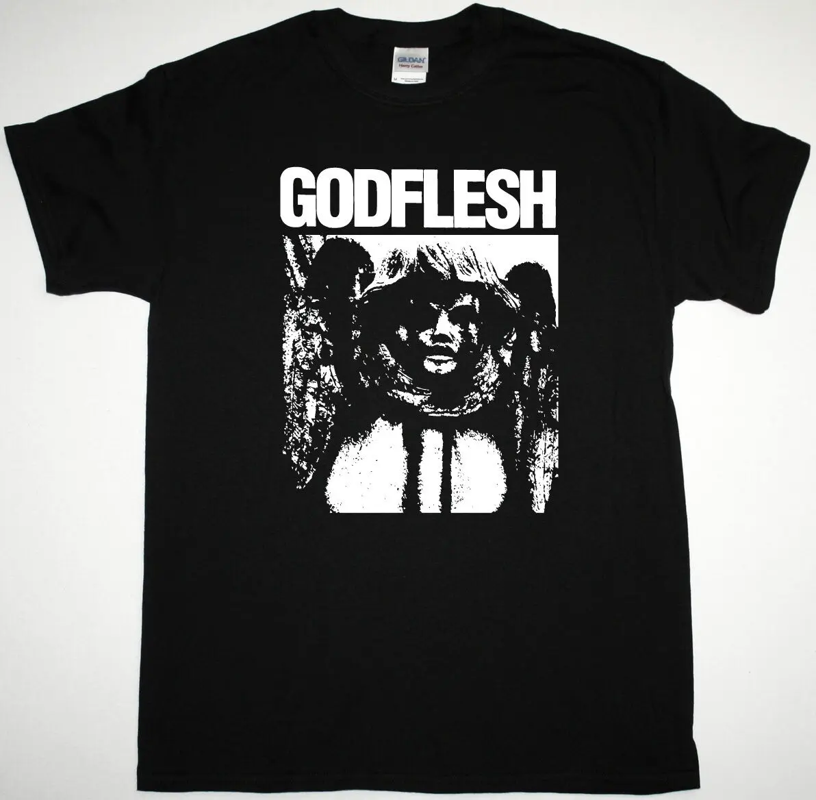 Новая Черная футболка GODFLESH из чистого промышленного металла|Мужские футболки| |