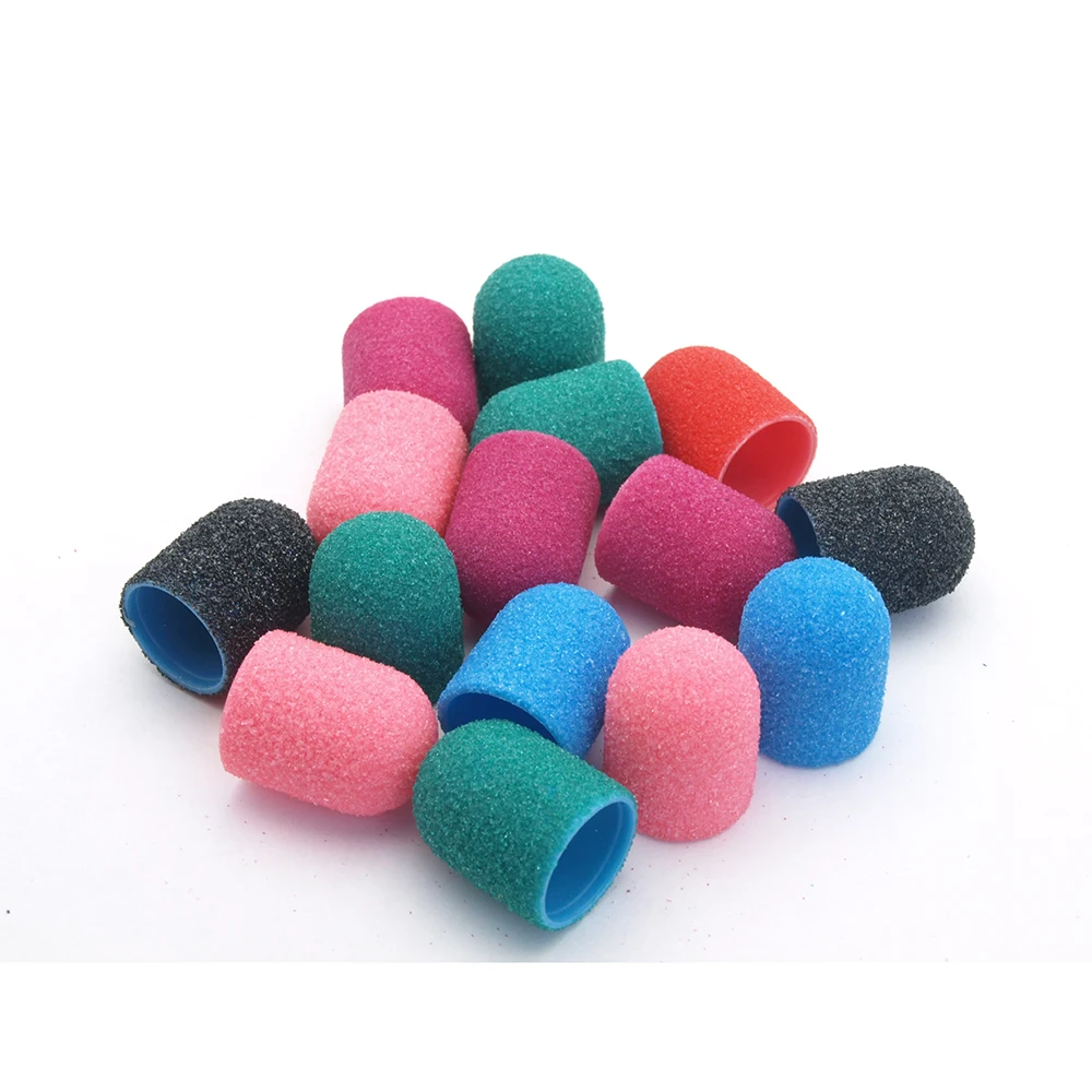 Колпачки шлифовальные для педикюра и ногтей 10 шт.