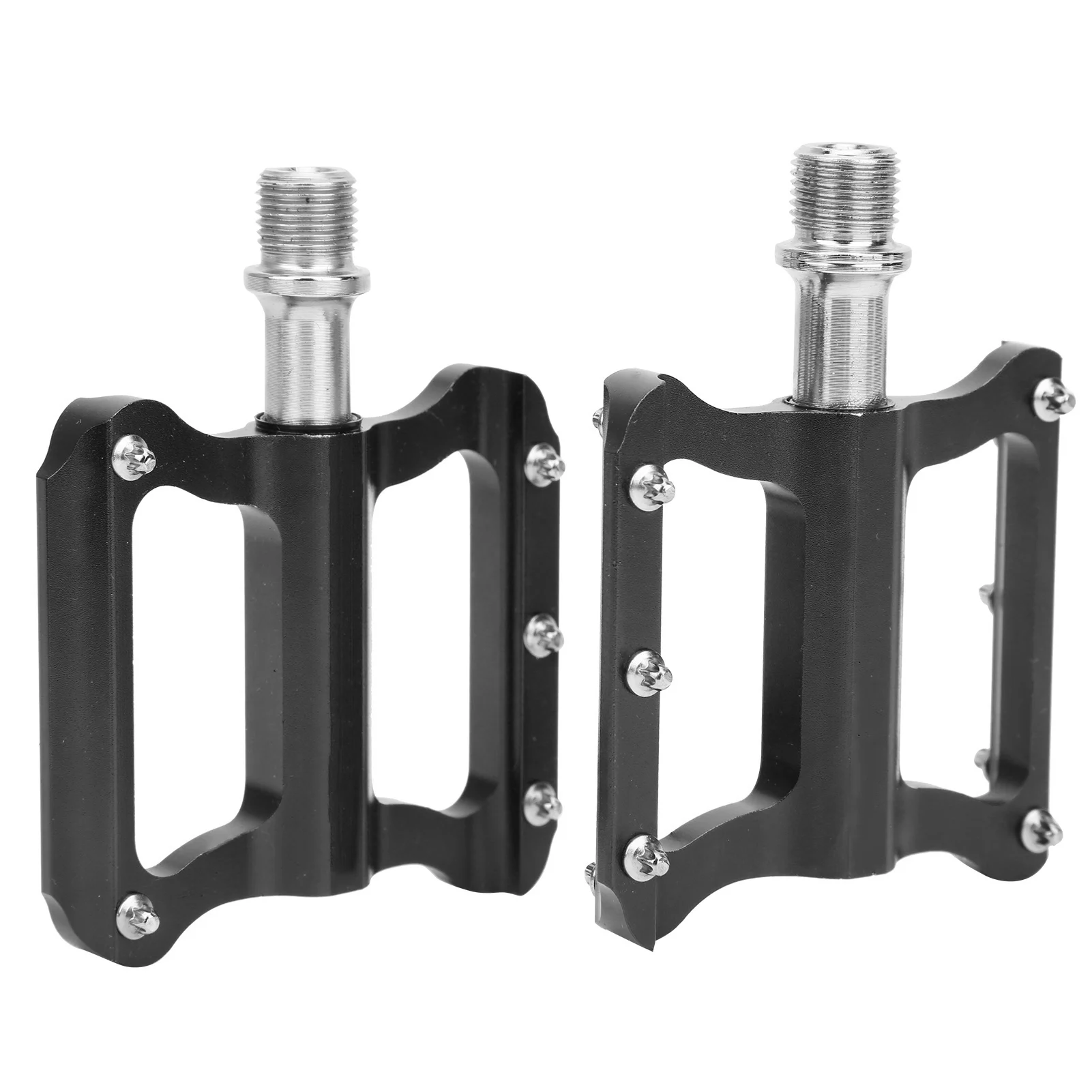 

Велосипедная педаль, Ультралегкая плоская педаль из алюминиевого сплава, нескользящая, 5 Противоскользящих гвоздей, дорожный велосипед