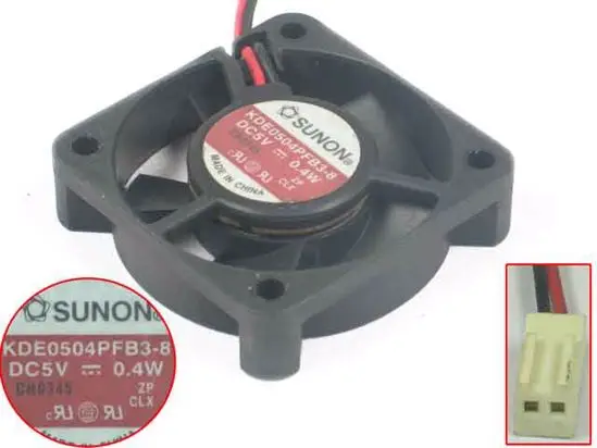 

SUNON KDE0504PFB3-8 DC 5V 0,4 W 2-проводной 40X40X10mm Сервер вентилятор охлаждения