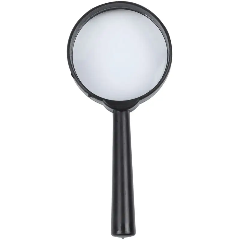 

Black plastic 5X zoom Hand-held magnifying glass diameter 40MM Black plastic pocket Frame 40 mm Lens 5 x Magnifier Glass magnifi