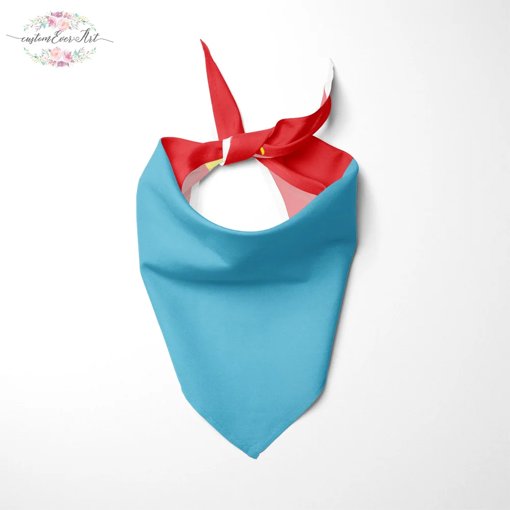 В Флаг Монголии Собака Бандана Большие Ошейники для шарф бандана животных собаки