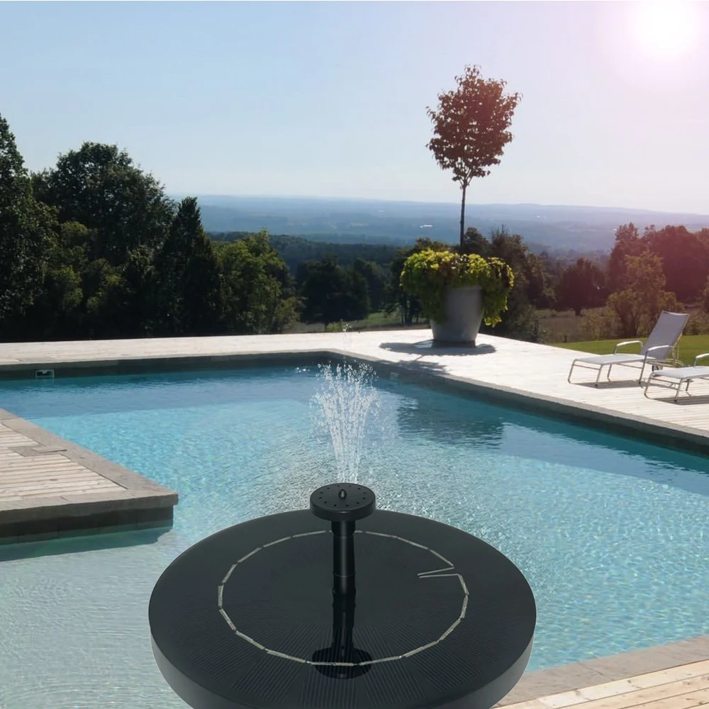 Наземный светодиодный фонтанный насос на солнечной батарее 2 4 Вт аемая