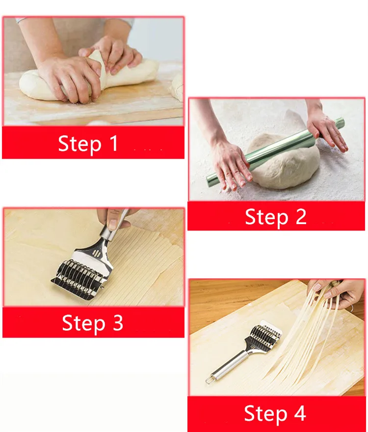 Домашняя лапша из нержавеющей стали нескользящая ручка инструменты для