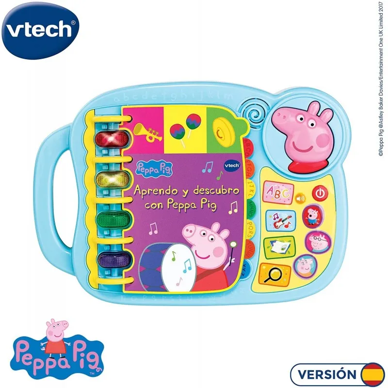 Все рекламные товары VTECH- Aprendo и скидка со свиньями Пеппы, детские весы, детские весы и новые пальцы (3480-518022) VTECH