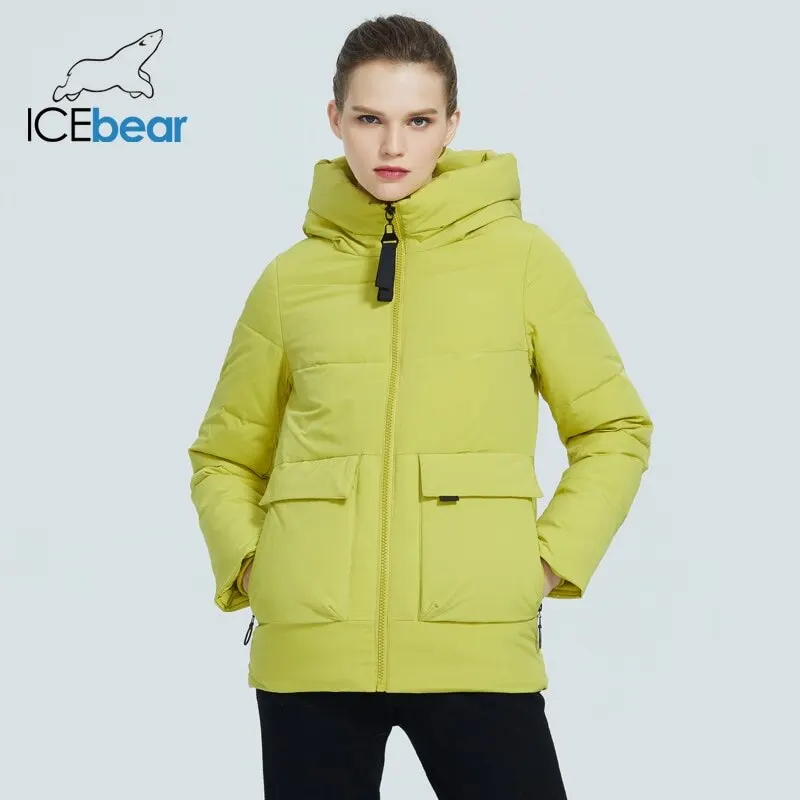 ICEbear 2020 осенью и зимой новый бренд женские куртки с капюшоном высокого класса