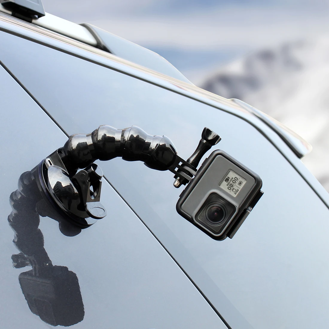 Гибкая присоска SOONSUN с держателем зажима для телефона 1/4 адаптер крепления GoPro Hero 9