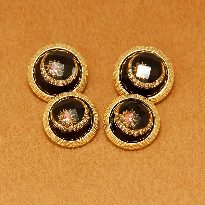 

5Pcs Luxurious Crystal Beads Setting Suit Button for Clothing DIY Sewing Accessories For Needlework Handy Work