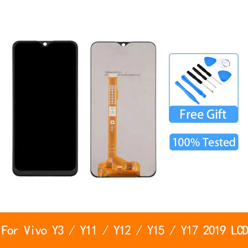 6 35 &quotЖК дисплей ремонт и замена для BBK Vivo Y3 / Y11 Y12 Y15 Y17 2019 ЖК кодирующий