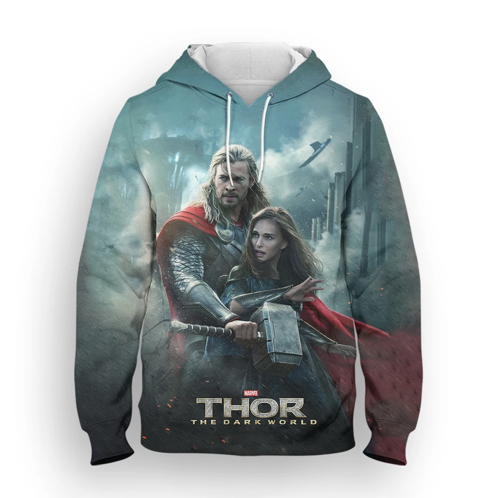 

Thor Marvel 3D Print Men's Clothing Super Hero Casual Spring Boy Girl Kids Hoodies Streetwear Women Oversized Sweatshirts