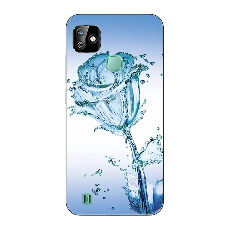 Для Infinix Hot 8 7 Pro X625 X624 Smart3 Plus X627 S4 X626 чехол с красочным рисунком розы волк Мягкий