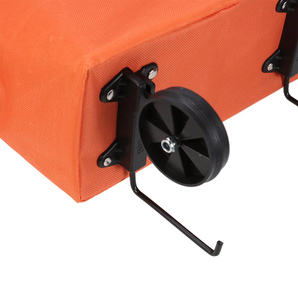 

Fashion Folded Shopping Cart Portable Car Luggage Cart Folded Tug Bag Collapsible Shopping Cart Vegetables Organizer Trolley Car