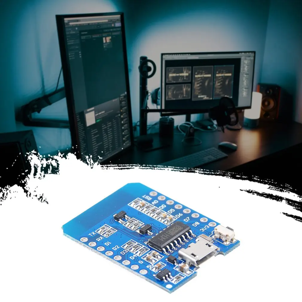 Мини D1 маленький NodeMcu модуль NodeMCU Lua ESP8266 ESP-12 WeMos wifi 4 м байт макетная плата |