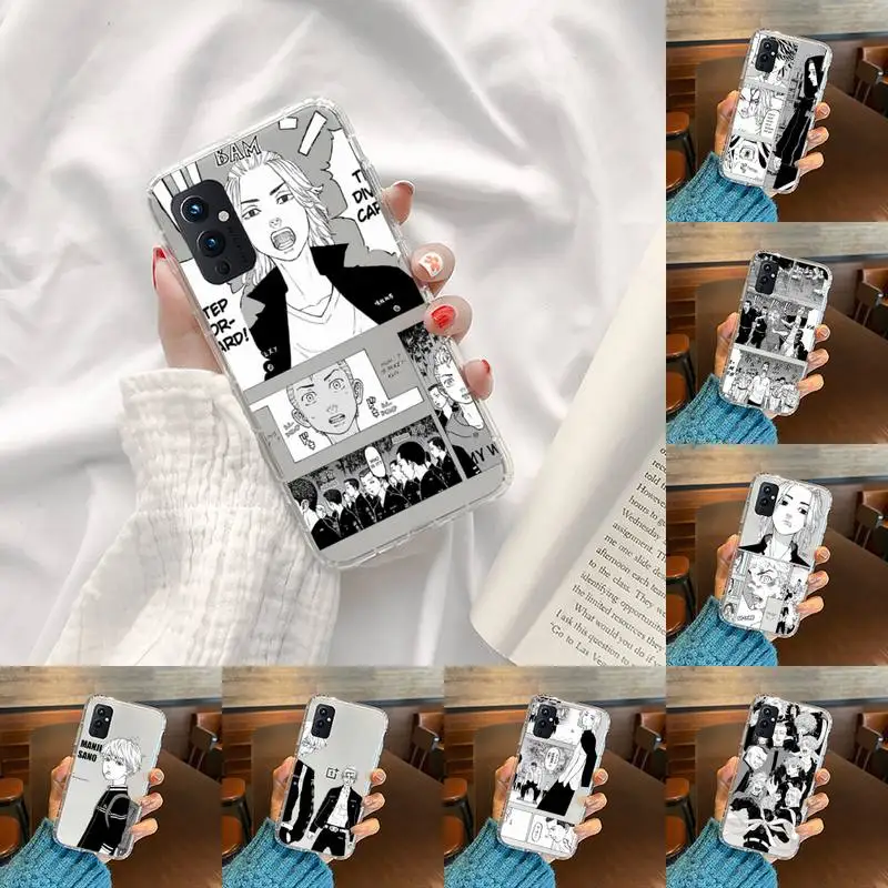 

tokyo revengers Phone Case Transparent For OnePlus 9 8 7 7t 8t Oppo find X3 X2 reno5 Vivo X60 X50 Pro MeiZu 17 16XS