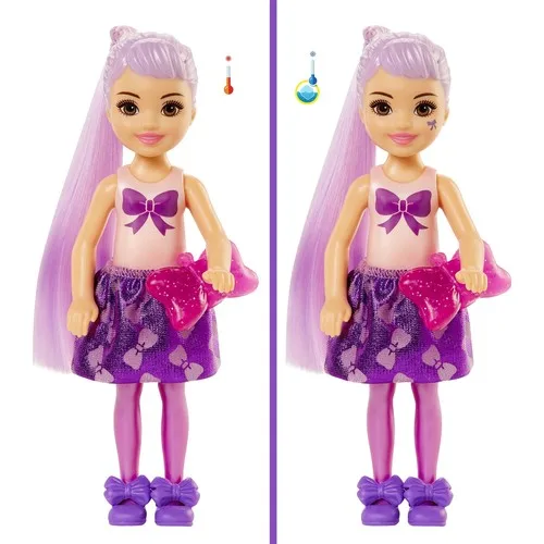 

Barbie Color Reveal-Color Changing Surprise Chelsea Luminous Baby 6 Enjoy Surprises From Shimmering Set 3 Years and Older Girls for