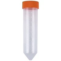 20 pcs 50ml conical bottom plastic graduated centrifuge tube with screw cap