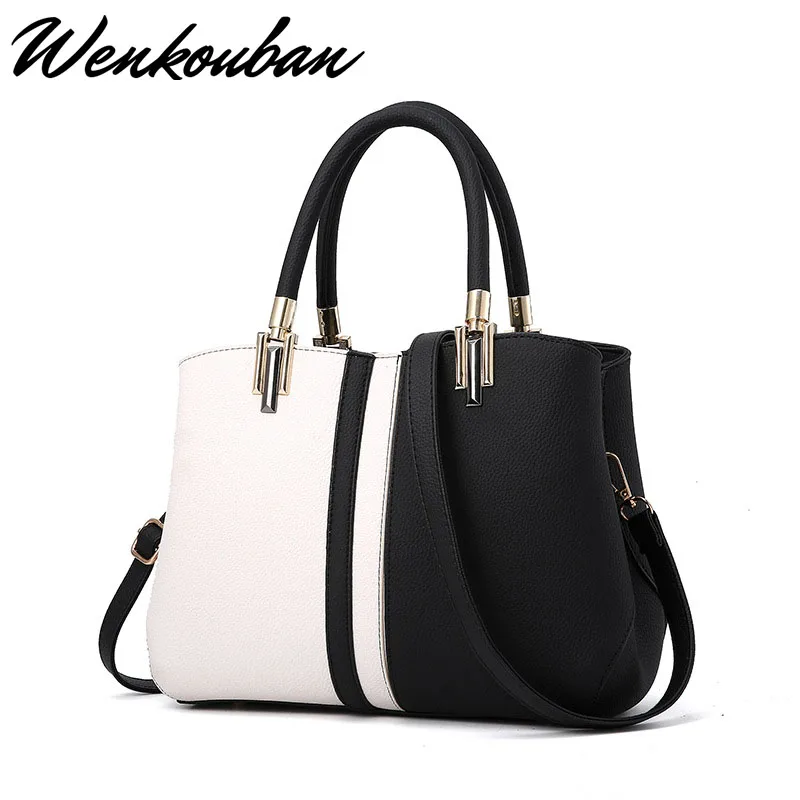 Большая вместительная сумка женская через плечо из искусственной кожи винтажная