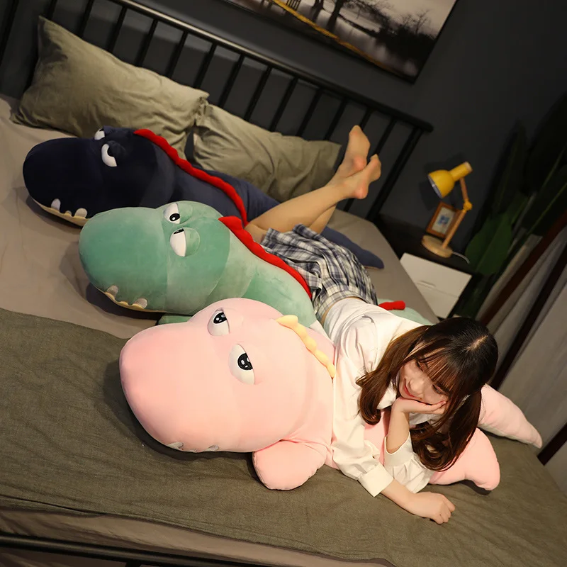 

Cute New Dinosaur Plush Toys Cartoon Stuffed Crocodile Lovely Children Boys Baby Birthday Gift