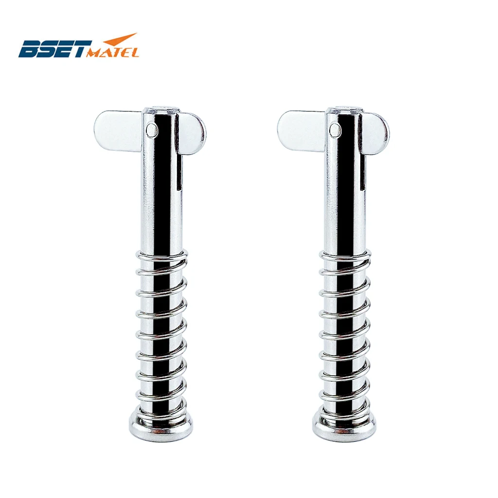 

2PCS 316 Stainless Steel Quick Release Pin Dowel Pin Flat Head Cylindrical Pin Positioning Pins Retainer Farm Lawn Garden Marine