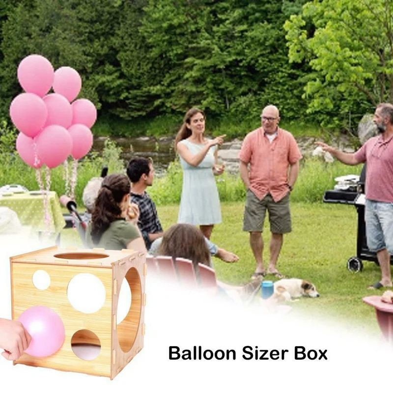 

Professional9 Holes Collapsible Balloon Sizer Box Measurement Tool Stable 2-10 Inch for Birthday Wedding Party