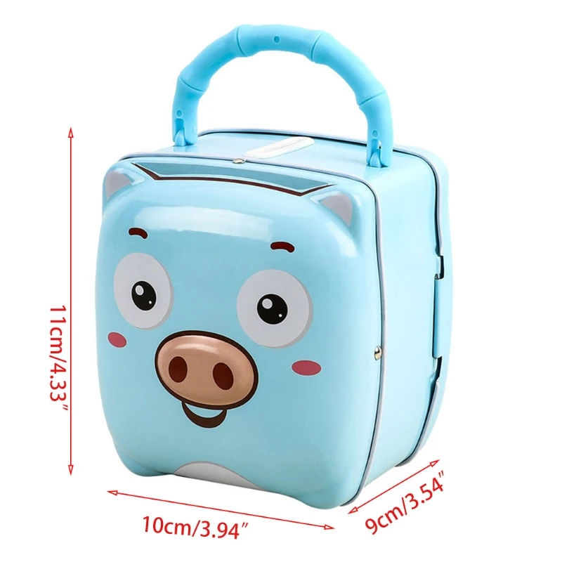 

Educational Classic Money Bank Early Learning Piggy Bank Box Saving Money Box ATM Safe Box Toy with Lock Interactive Toy