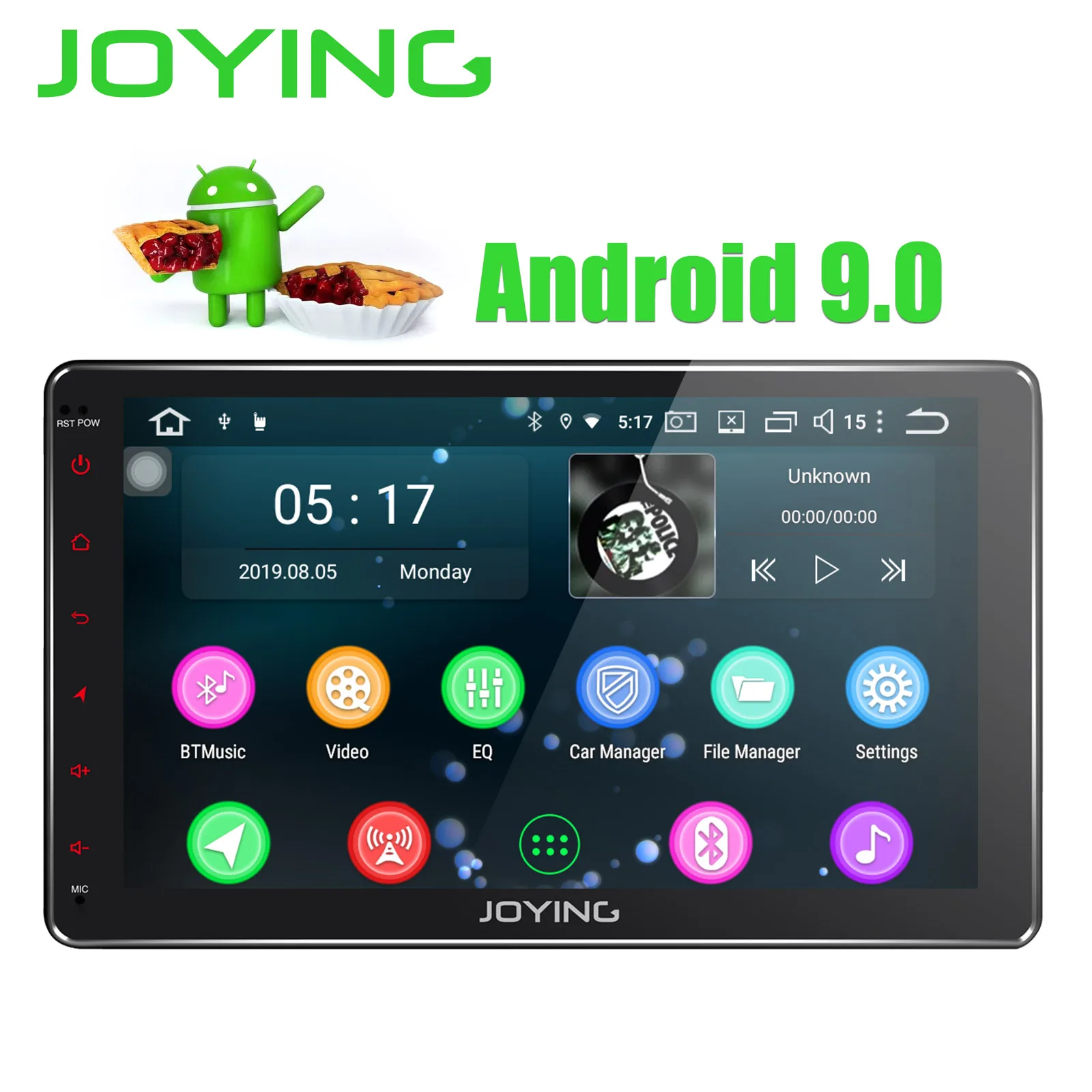 Head Unit 1" двойной 2 Din Android 9,0 автомобильный Радио стерео 2 ГБ+ 16 Гб мультимедийный плеер gps навигация головное устройство Встроенный DSP видео выход зеркало - Цвет: Head Unit