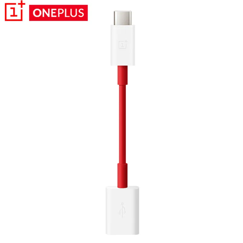 Оригинальный адаптер Oneplus USB C к кабель переходник Type OTG для oneplus 8 7T 7 6T 5t 5 3 pro