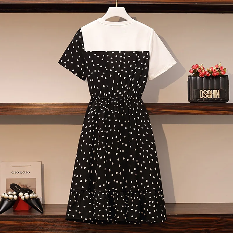 2021 летняя одежда для женщин в горошек стиле Бохо вечерние платье большого