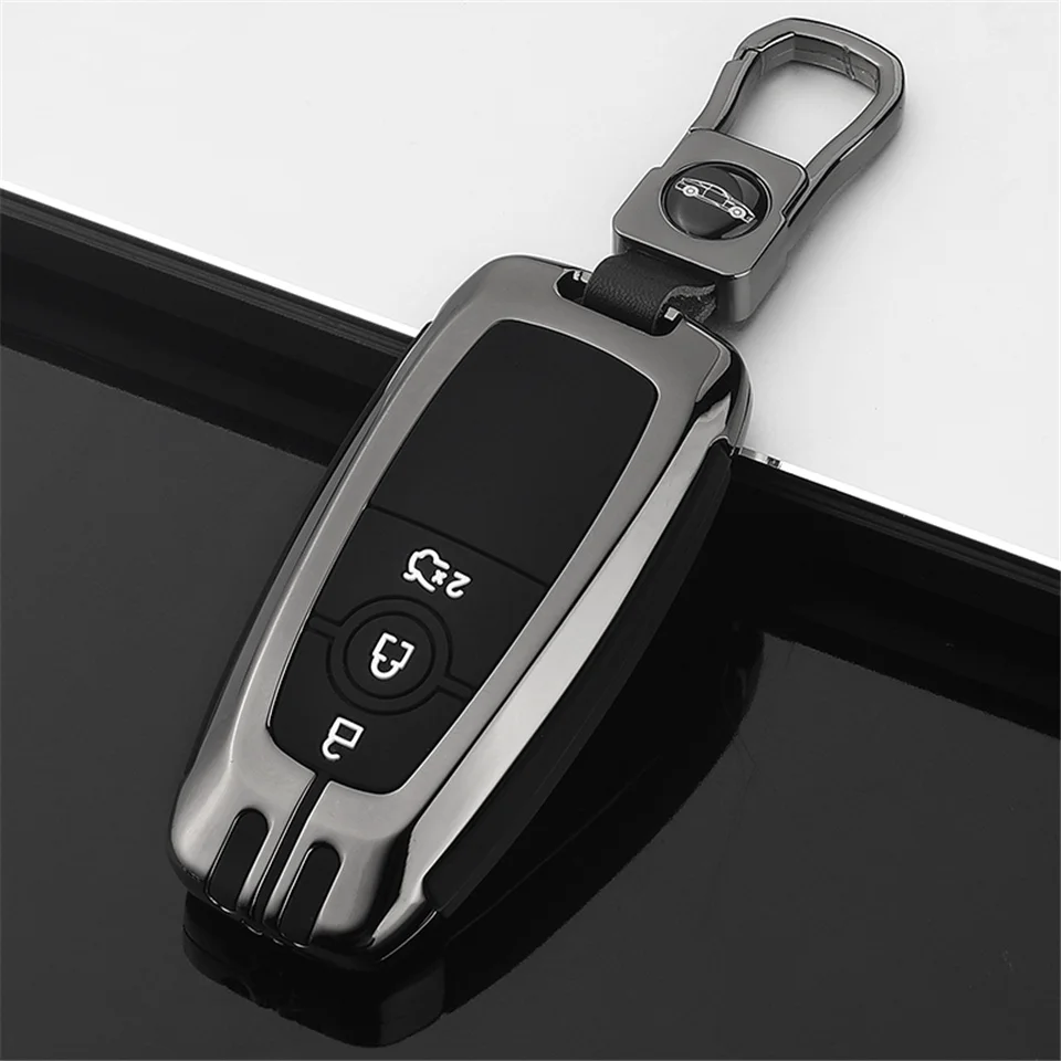 Copertura della cassa chiave dell'automobile per Ford Fusion Mustang Explorer F150 F250 F350 2017 2018 EcoSport Edge S-MAX Ranger Lincoln Mondeo fiesta - H4a797baf0b9044ec96d068ba0eb55807j