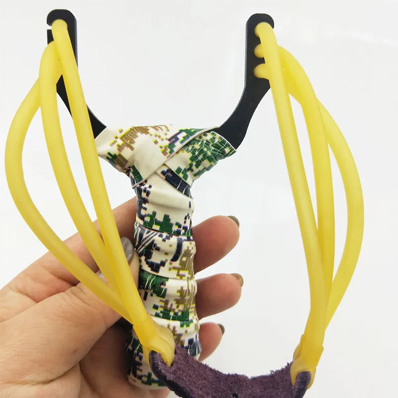 Высококачественная Рогатка из титановой стали мощный Съемный Лук с тремя