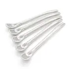 Ложка-соломинка для питья, из нержавеющей стали, 18 см, 1 шт., отфильтрованные ложки