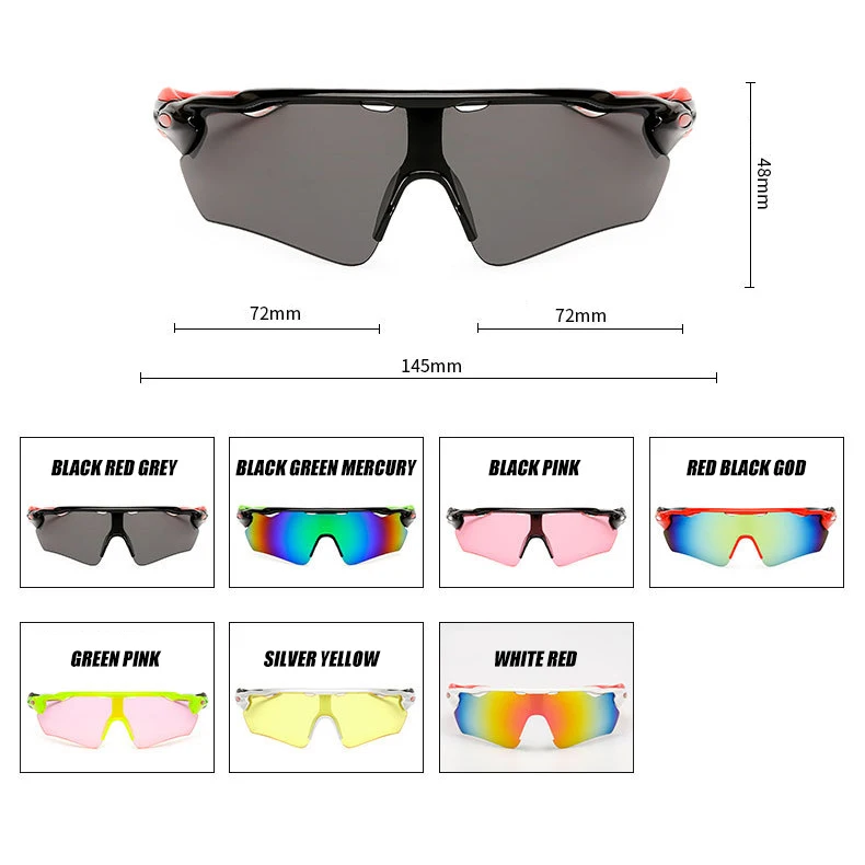 8 цветов солнцезащитные очки для велоспорта улицы спортивные велосипеда MTB