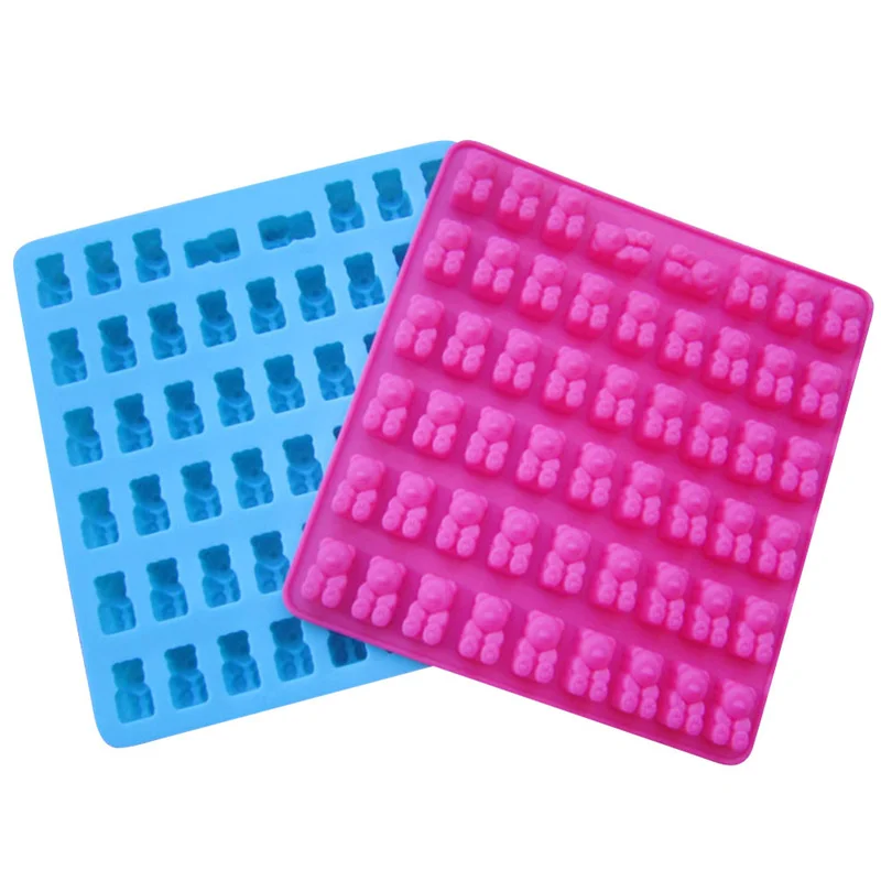 Silicone 3D Gummy Bear Molds for Chocolate Candy and Ice Trays Decorating Baking Tool Cake Mold 1PC DIY 2019 Kitchen | Дом и сад