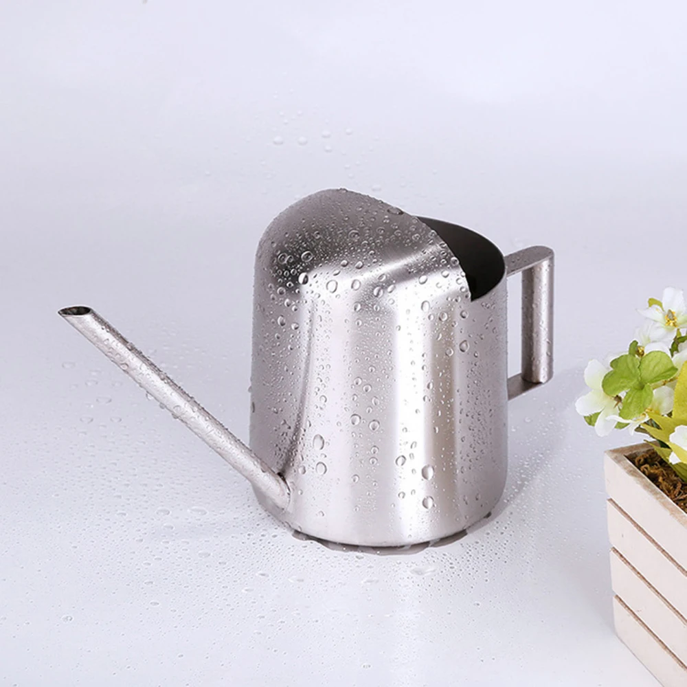 

Long Spout Plant Spray Bottles Watering Pot Bonsai Watering Can Mini 300ml Garden Tools Indoor Stainless Steel Flower Sprink
