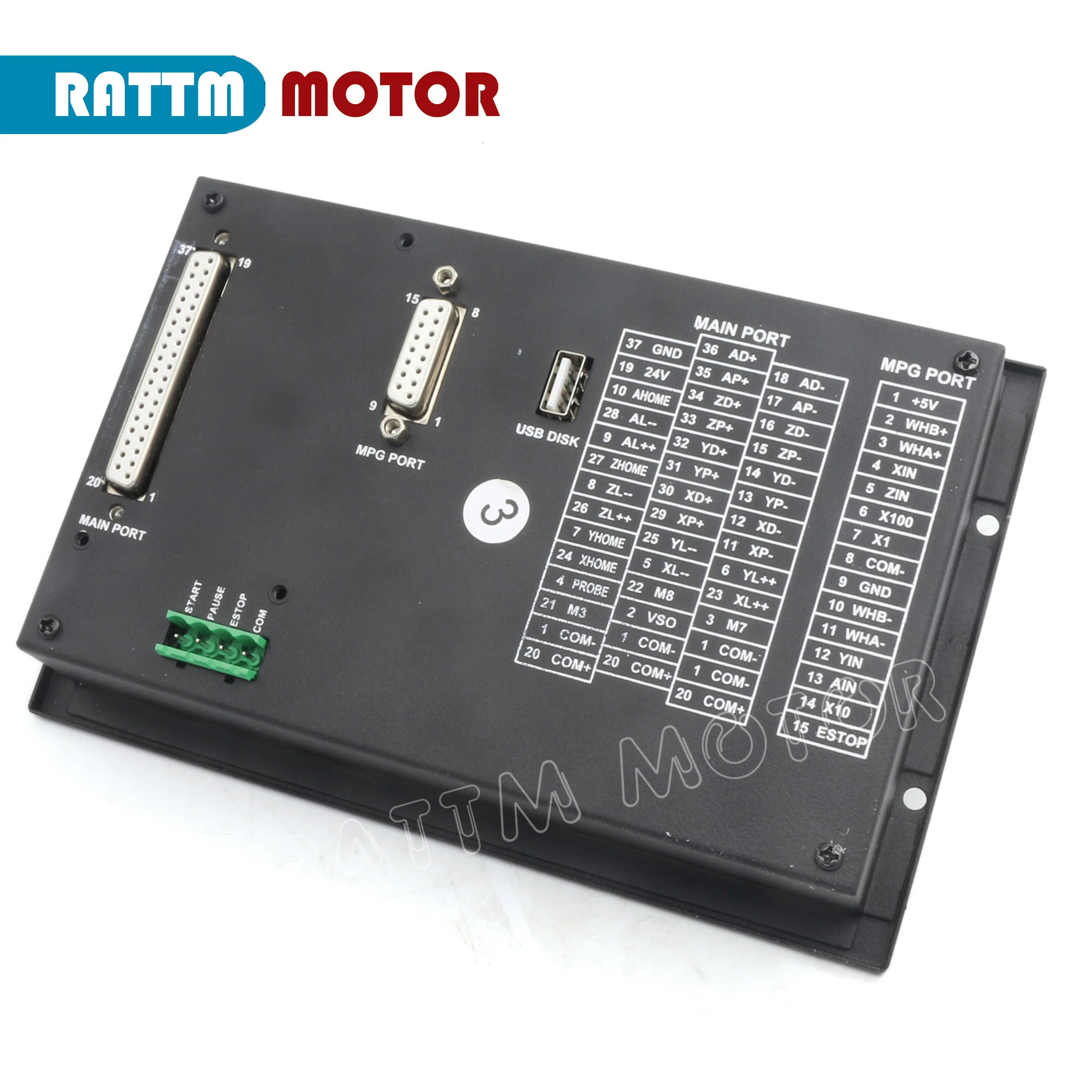 Обновленный PLC DDCSV3.1 3 / 4 оси 500 кГц G-код все металлические корпуса Автономный