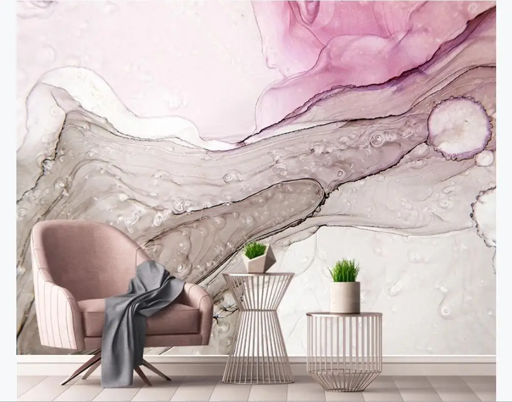 Обои на заказ фотообои посыпанные золотой и голубой текстурой элегантный