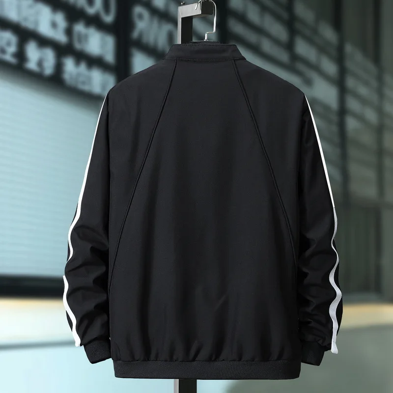 Ветровка мужская осенняя блестящая куртка-бомбер Повседневная модная
