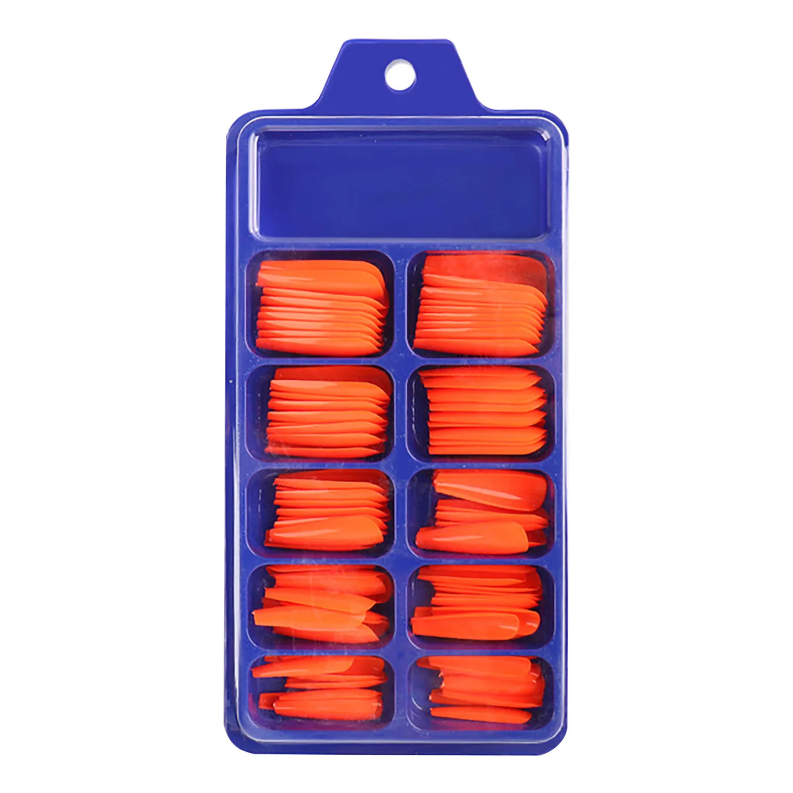 100 шт. накладные ногти из АБС-пластика ярких цветов | Красота и здоровье