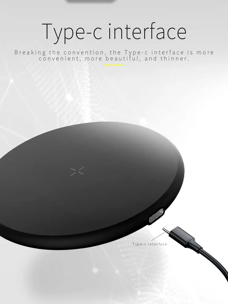 

Wireless Charger 10W/7.5W/5W QC3.0 Fast Phone Charger for phones Wireless USB Charger Pad